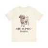 Shih-Poo Mom Shirt, Vintage Dog Sketch Tee, Dog Mom Gift