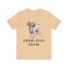 Shih-Poo Mom Shirt, Vintage Dog Sketch Tee, Dog Mom Gift
