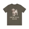 Shih-Poo Mom Shirt, Vintage Dog Sketch Tee, Dog Mom Gift