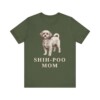 Shih-Poo Mom Shirt, Vintage Dog Sketch Tee, Dog Mom Gift