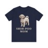 Shih-Poo Mom Shirt, Vintage Dog Sketch Tee, Dog Mom Gift