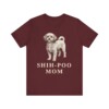 Shih-Poo Mom Shirt, Vintage Dog Sketch Tee, Dog Mom Gift