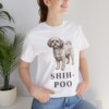 Shih-Poo Shirt, Vintage Dog Sketch Tee, Dog Lover Gift