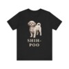 Shih-Poo Shirt, Vintage Dog Sketch Tee, Dog Lover Gift