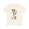 Shih-Poo Shirt, Vintage Dog Sketch Tee, Dog Lover Gift