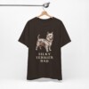 Silky Terrier Dad Shirt, Vintage Dog Sketch Tee, Dog Dad Gift