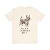 Silky Terrier Dad Shirt, Vintage Dog Sketch Tee, Dog Dad Gift