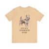Silky Terrier Dad Shirt, Vintage Dog Sketch Tee, Dog Dad Gift