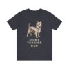 Silky Terrier Dad Shirt, Vintage Dog Sketch Tee, Dog Dad Gift