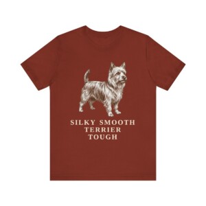 Silky Terrier Humor Shirt, Vintage Dog Sketch Tee, Dog Humor Gift