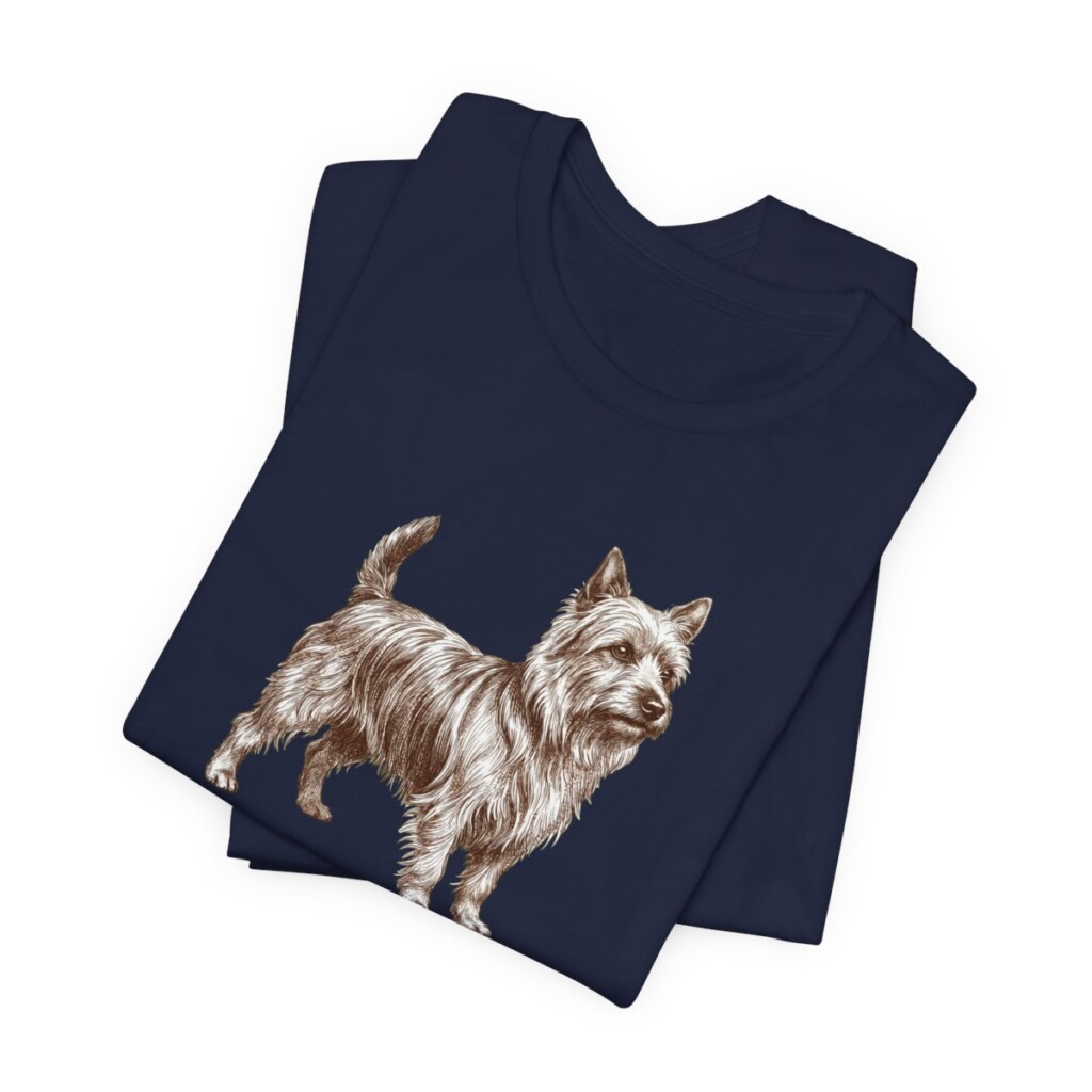Silky Terrier Latin Shirt, Vintage Dog Sketch Tee, Dog Latin Gift