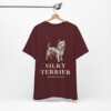 Silky Terrier Latin Shirt, Vintage Dog Sketch Tee, Dog Latin Gift