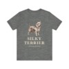 Silky Terrier Latin Shirt, Vintage Dog Sketch Tee, Dog Latin Gift