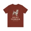 Silky Terrier Latin Shirt, Vintage Dog Sketch Tee, Dog Latin Gift