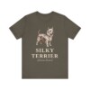 Silky Terrier Latin Shirt, Vintage Dog Sketch Tee, Dog Latin Gift