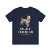 Silky Terrier Latin Shirt, Vintage Dog Sketch Tee, Dog Latin Gift