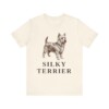 Silky Terrier Shirt, Vintage Dog Sketch Tee, Dog Lover Gift