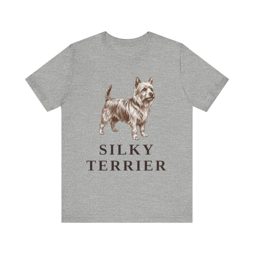 Silky Terrier Shirt, Vintage Dog Sketch Tee, Dog Lover Gift