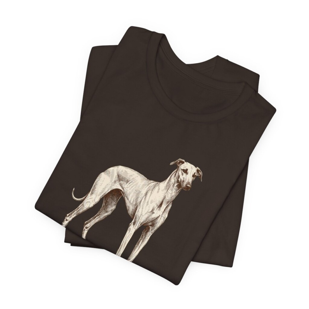 Sloughi Dad Shirt, Vintage Dog Sketch Tee, Dog Dad Gift