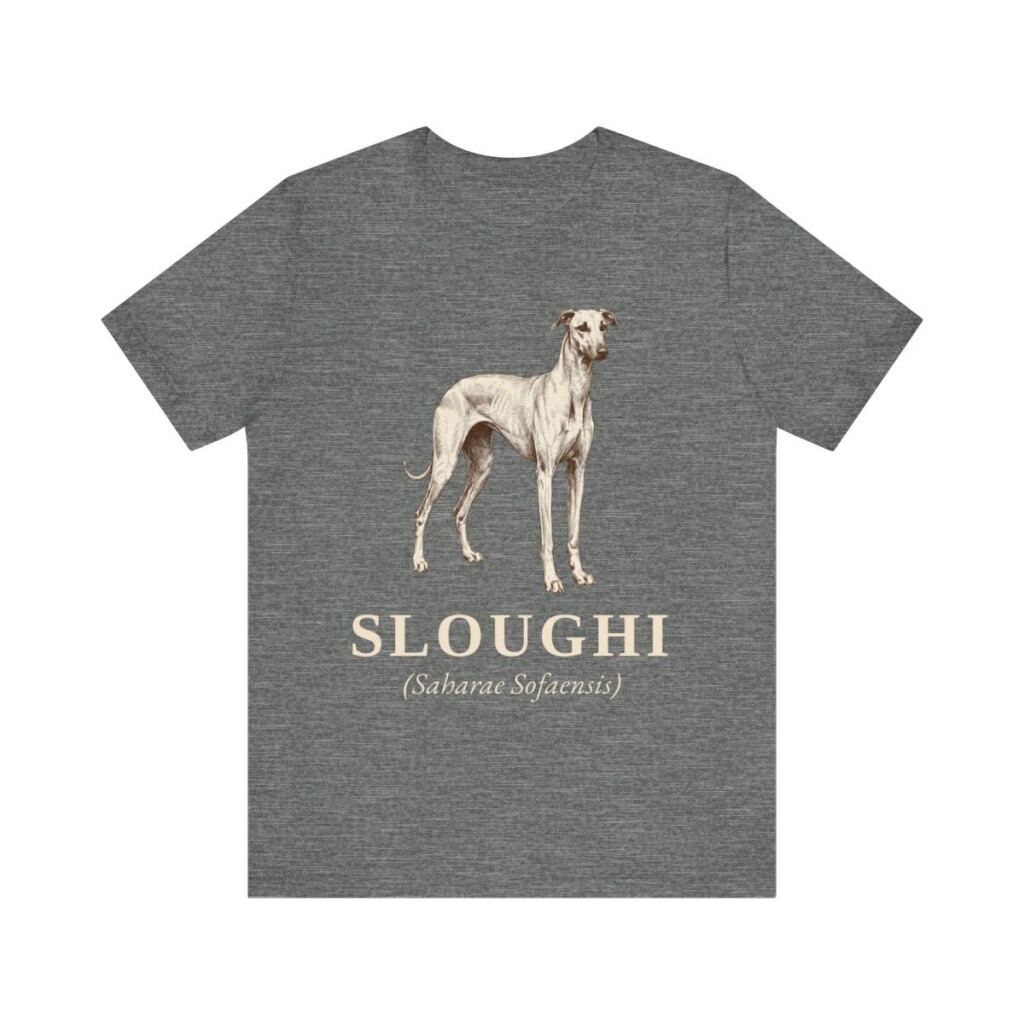 Sloughi Latin Shirt, Vintage Dog Sketch Tee, Dog Latin Gift