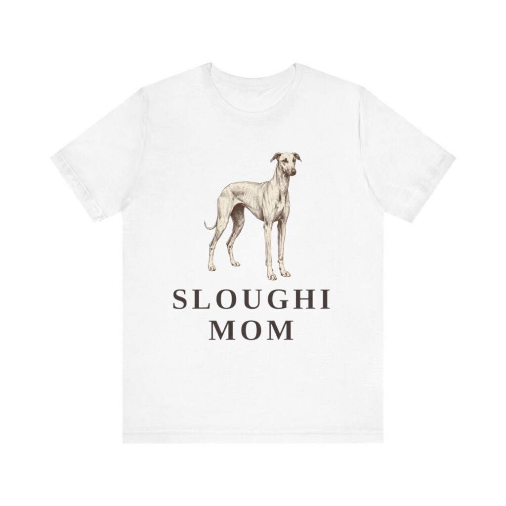 Sloughi Mom Shirt, Vintage Dog Sketch Tee, Dog Mom Gift