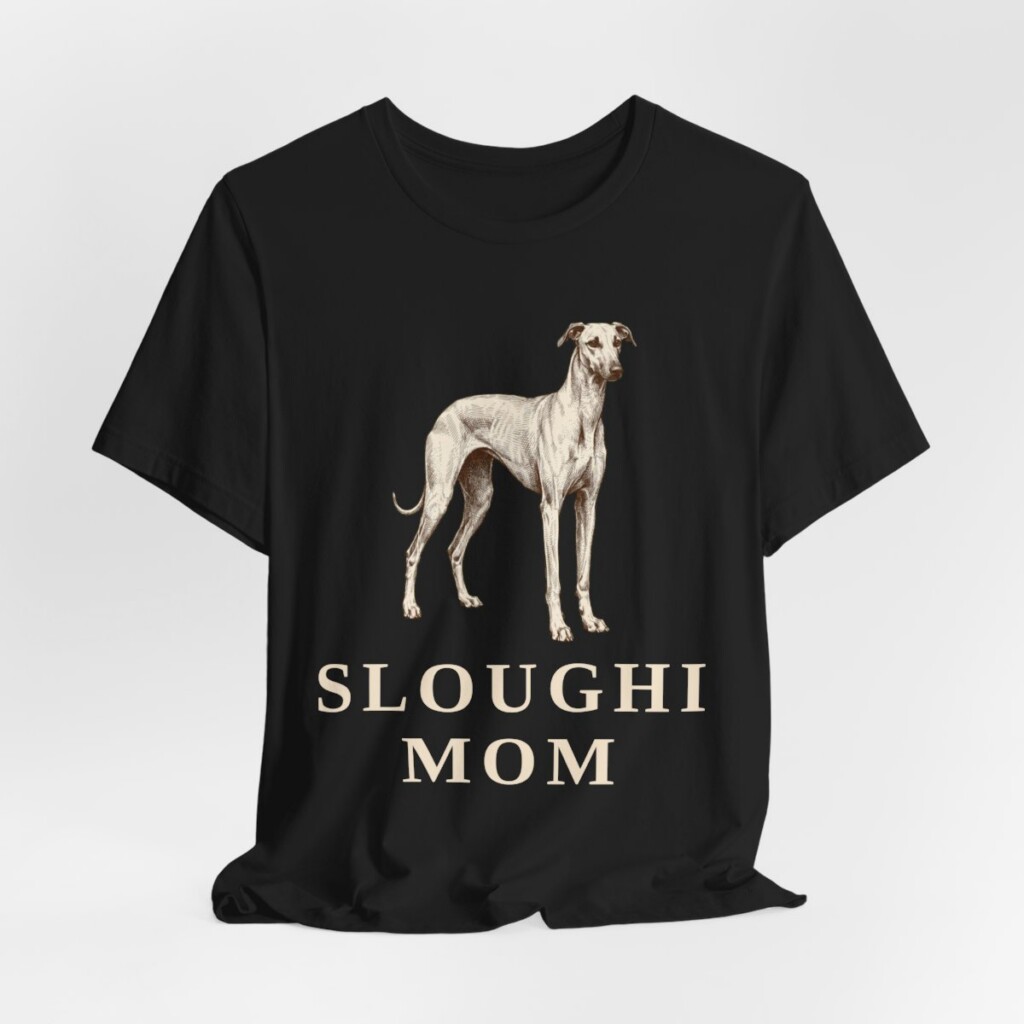 Sloughi Mom Shirt, Vintage Dog Sketch Tee, Dog Mom Gift