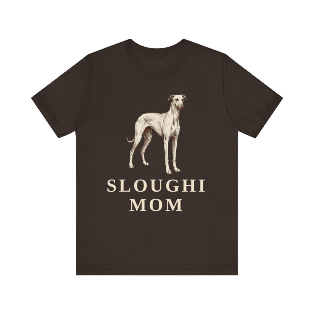 Sloughi Mom Shirt, Vintage Dog Sketch Tee, Dog Mom Gift