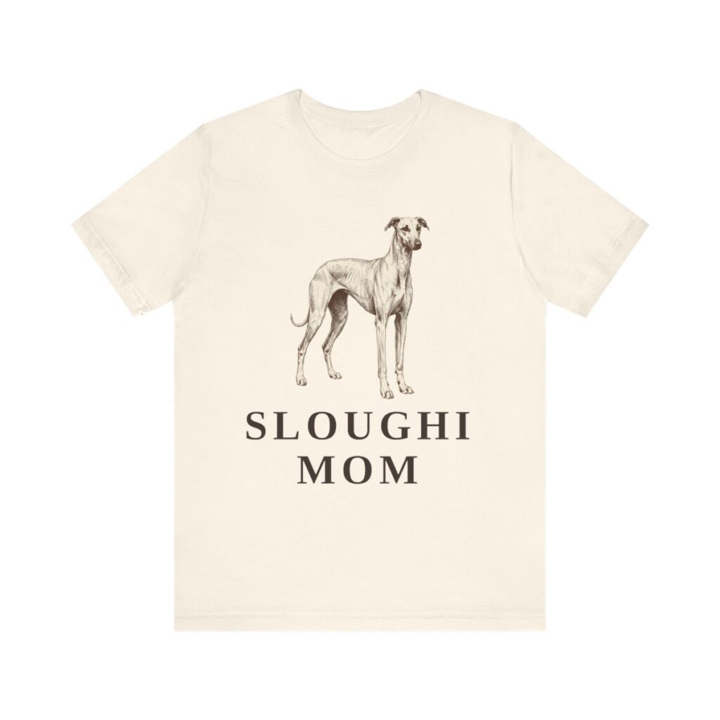Sloughi Mom Shirt, Vintage Dog Sketch Tee, Dog Mom Gift