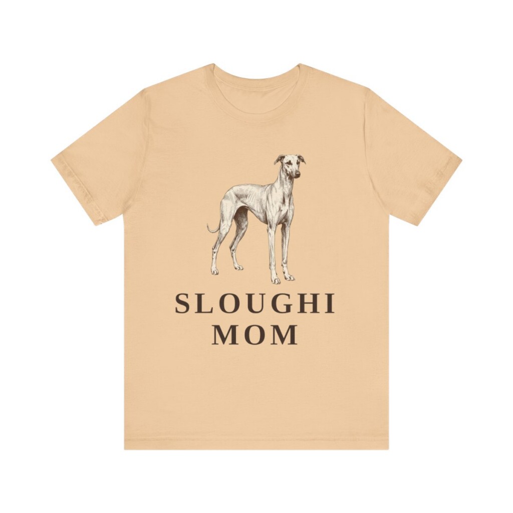 Sloughi Mom Shirt, Vintage Dog Sketch Tee, Dog Mom Gift