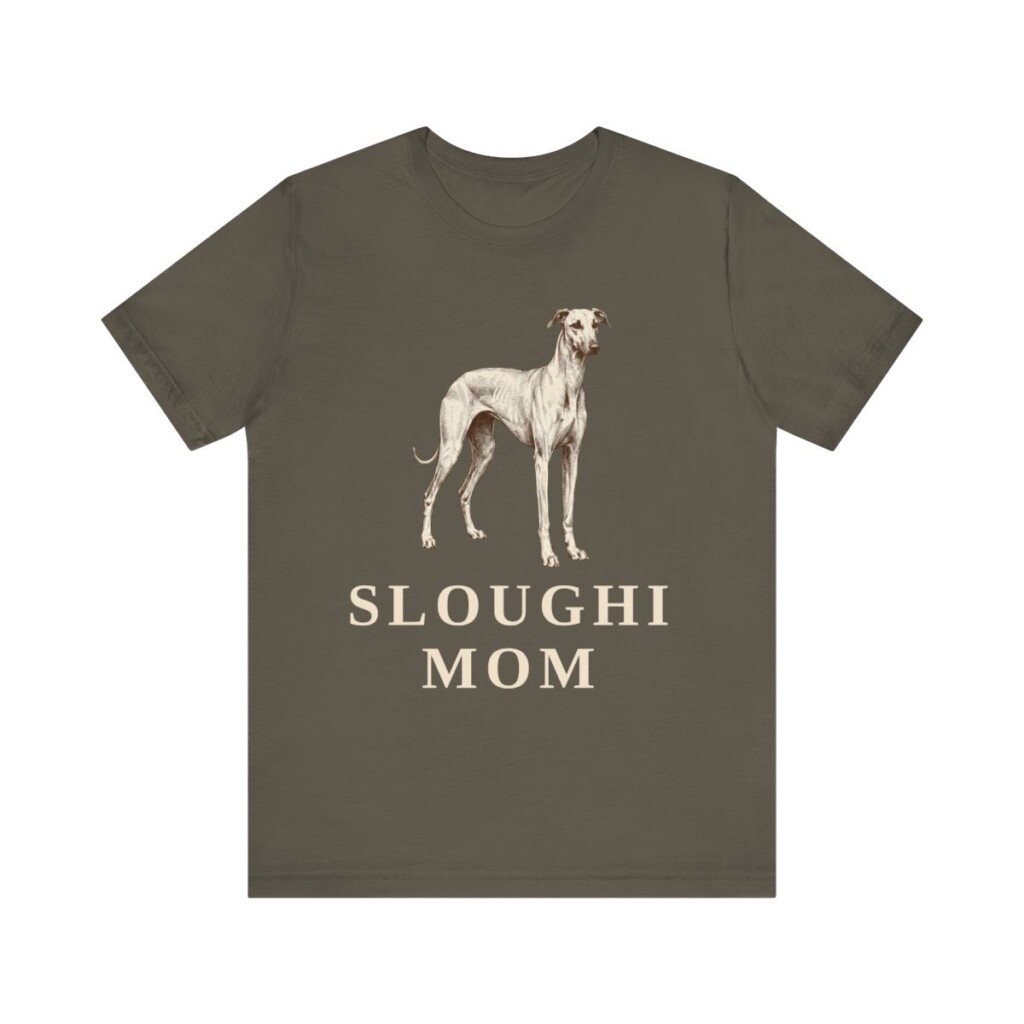 Sloughi Mom Shirt, Vintage Dog Sketch Tee, Dog Mom Gift