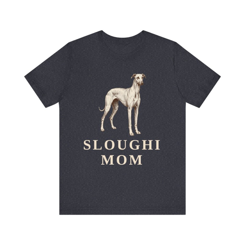Sloughi Mom Shirt, Vintage Dog Sketch Tee, Dog Mom Gift