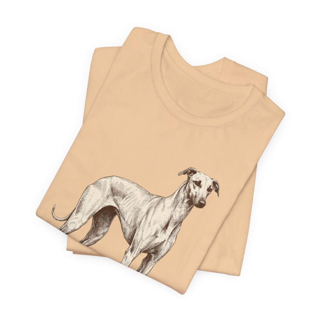 Sloughi Shirt, Vintage Dog Sketch Tee, Dog Lover Gift