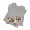 Small Munsterlander Dad Shirt, Vintage Dog Sketch Tee, Dog Dad Gift