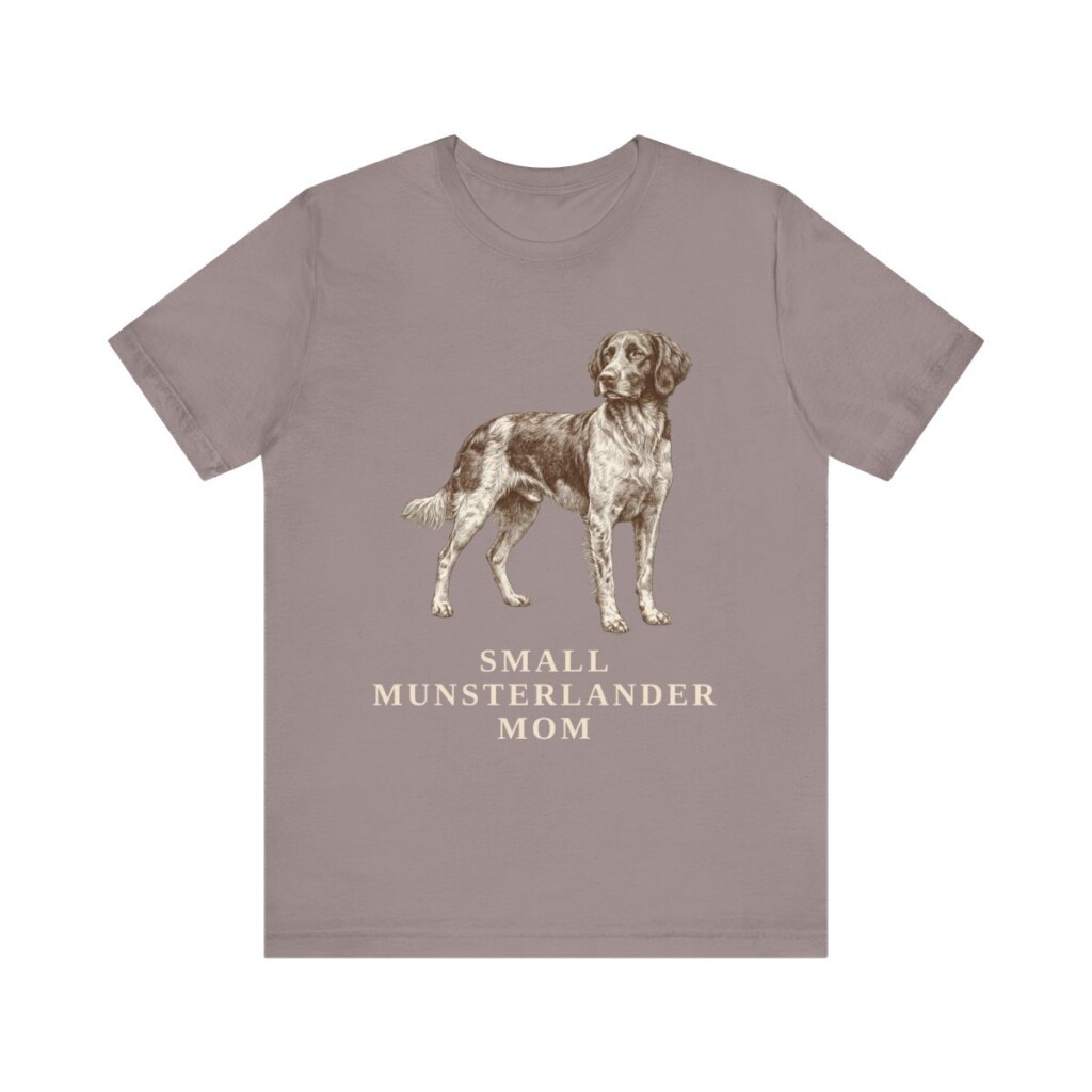 Small Munsterlander Mom Shirt, Vintage Dog Sketch Tee, Dog Mom Gift