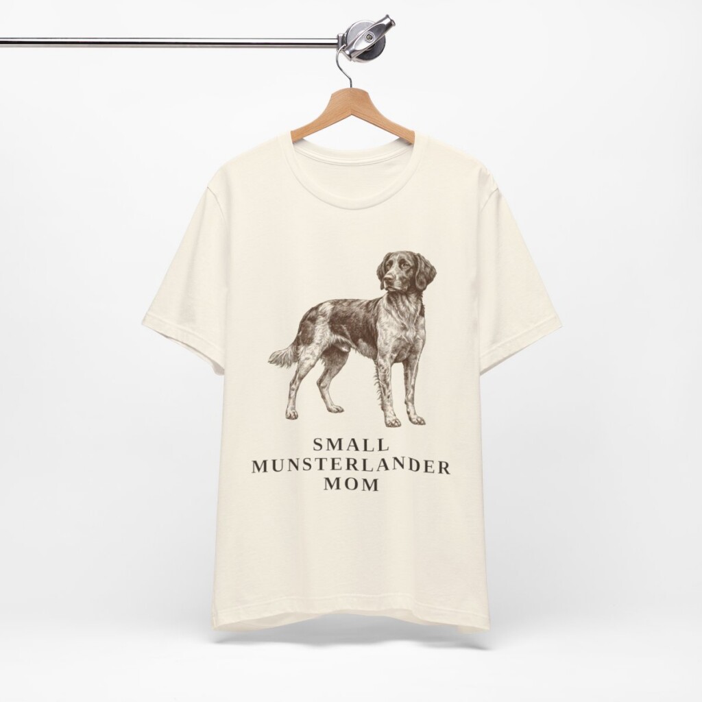 Small Munsterlander Mom Shirt, Vintage Dog Sketch Tee, Dog Mom Gift
