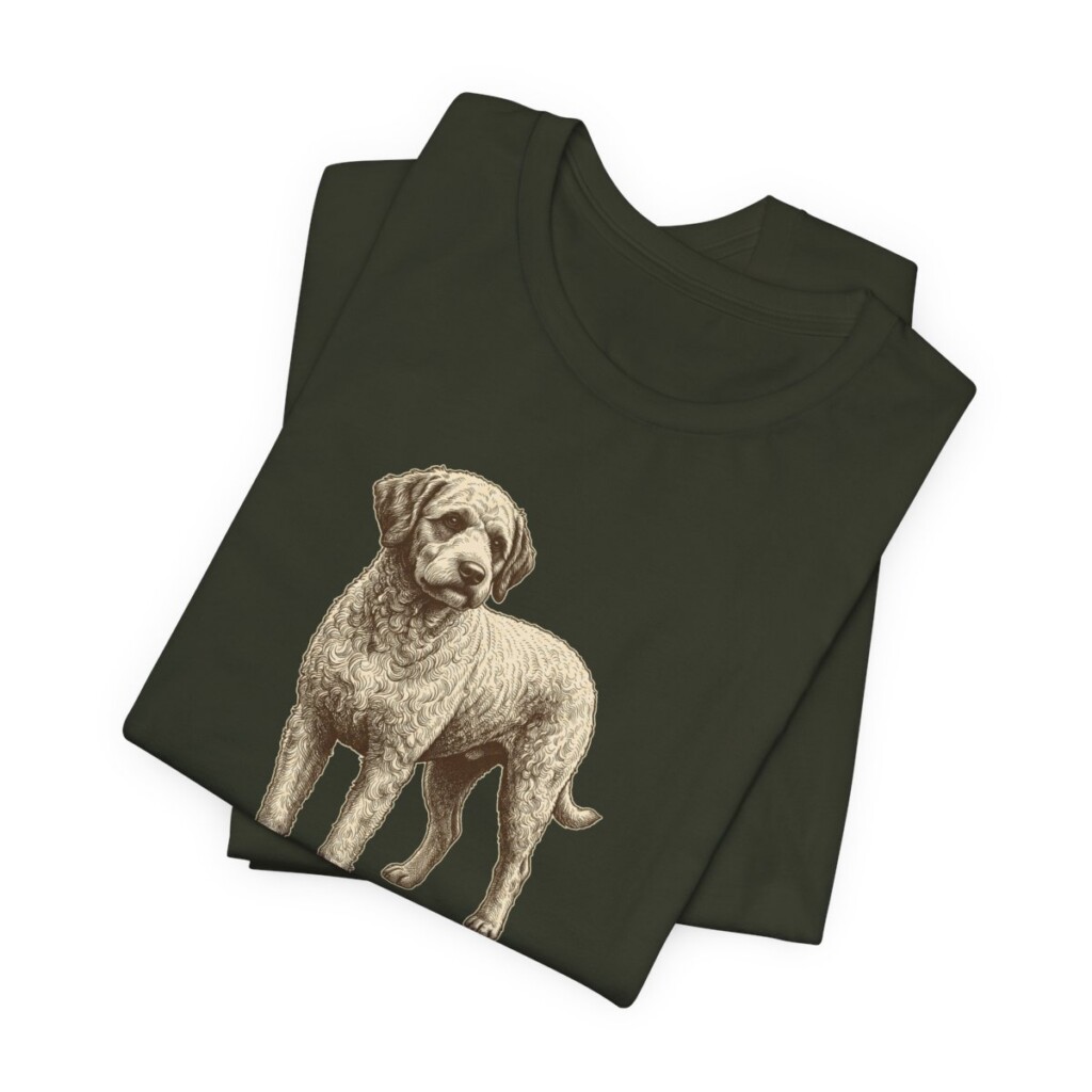 Spanish Water Dog Latin Shirt, Vintage Dog Sketch Tee, Dog Latin Gift
