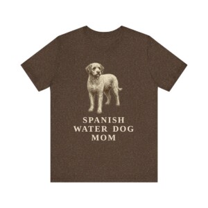 Spanish Water Dog Mom Shirt, Vintage Dog Sketch Tee, Dog Mom Gift