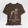 Springador Dad Shirt, Vintage Dog Sketch Tee, Dog Dad Gift