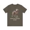 Springador Dad Shirt, Vintage Dog Sketch Tee, Dog Dad Gift