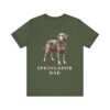 Springador Dad Shirt, Vintage Dog Sketch Tee, Dog Dad Gift