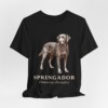 Springador Latin Shirt, Vintage Dog Sketch Tee, Dog Latin Gift