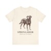 Springador Latin Shirt, Vintage Dog Sketch Tee, Dog Latin Gift