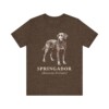 Springador Latin Shirt, Vintage Dog Sketch Tee, Dog Latin Gift