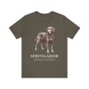 Springador Latin Shirt, Vintage Dog Sketch Tee, Dog Latin Gift