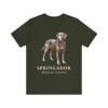 Springador Latin Shirt, Vintage Dog Sketch Tee, Dog Latin Gift