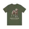 Springador Latin Shirt, Vintage Dog Sketch Tee, Dog Latin Gift