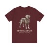 Springador Latin Shirt, Vintage Dog Sketch Tee, Dog Latin Gift