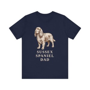 Sussex Spaniel Dad Shirt, Vintage Dog Sketch Tee, Dog Dad Gift