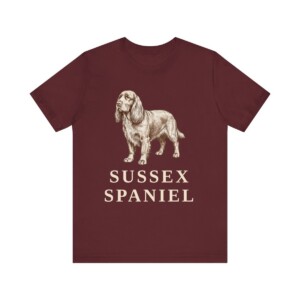 Sussex Spaniel Shirt, Vintage Dog Sketch Tee, Dog Lover Gift