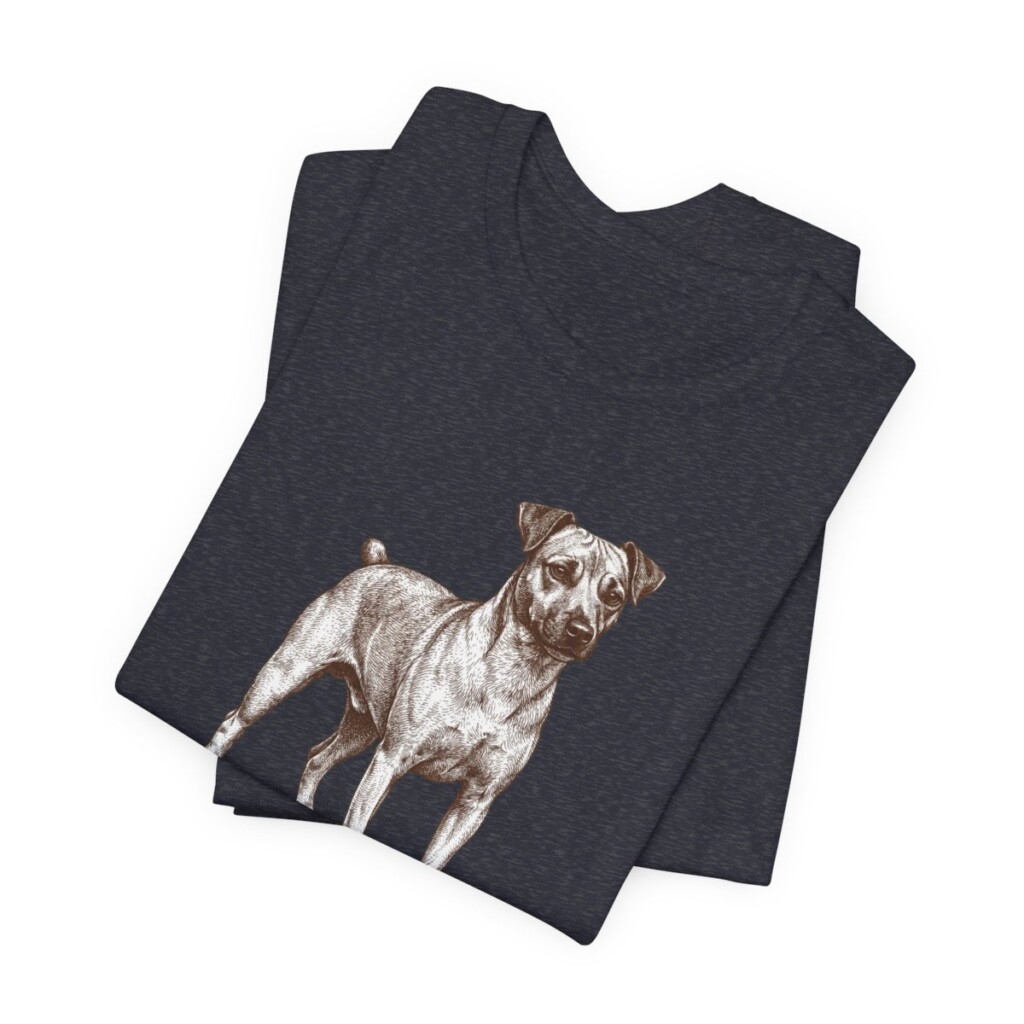 Teddy Roosevelt Terrier Dad Shirt, Vintage Dog Sketch Tee, Dog Dad Gift